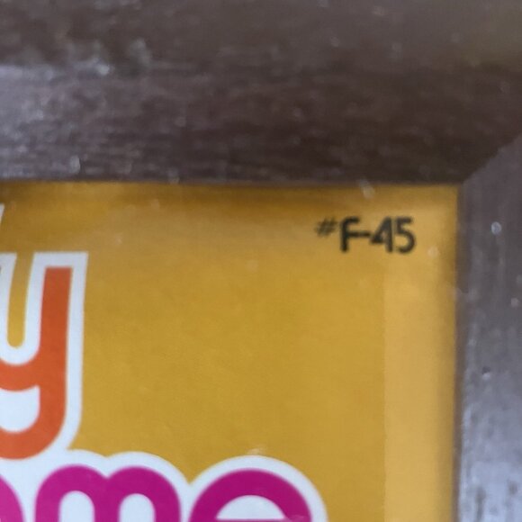 Jiffy 4x5 Crewel Kit & Frame Daisy Basket #225B ©1973 & Frame F-45 ©1974 NOS - Picture 9 of 12